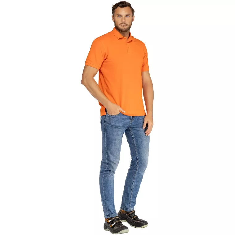 Рубашка Поло (190г.) кор.рукав оранж. (XL)