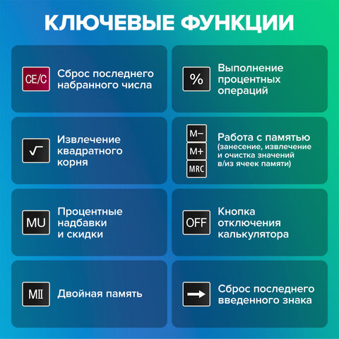 Калькулятор настольный BRAUBERG EXTRA COLOR-12-BKWR (206x155 мм), 12 разрядов, двойное питание, ЧЕРНО-МАЛИНОВЫЙ, 250479