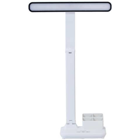 Настольная лампа / светильник беспроводная SONNEN PT-401, органайзер, USB, LED, 5 Вт, 3 режима, 238779