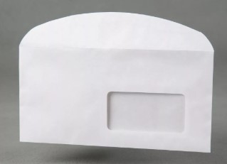 Конверт C65, Ряжская печатная фабрика, 114*229мм, б/подсказа, с прав. окном, кл. край,клапан автомат