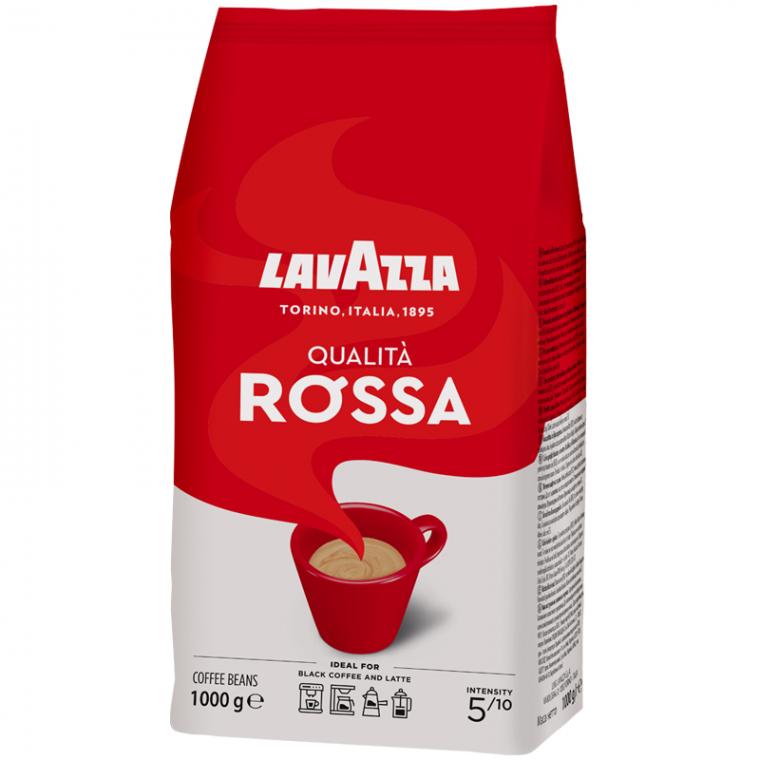 Кофе в зернах Lavazza "Qualita. Rossa", вакуумный пакет, 1кг