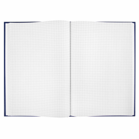 Книга учета 96 л., клетка, твердая, бумвинил, блок офсет, А4 200х290 мм, ОФИСМАГ, 130177