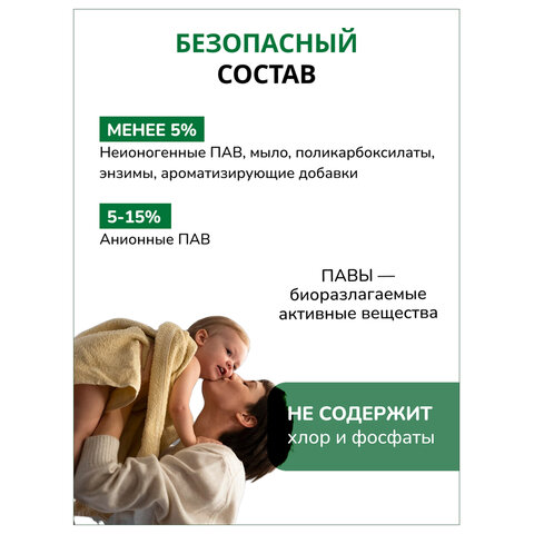 Стиральный порошок автомат 20 кг, БИОЛАН "Апельсин и лимон" (Нэфис Косметикс), 70-4