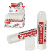 Клей-карандаш BRAUBERG "Crystal", 9 г, прозрачный, 227967