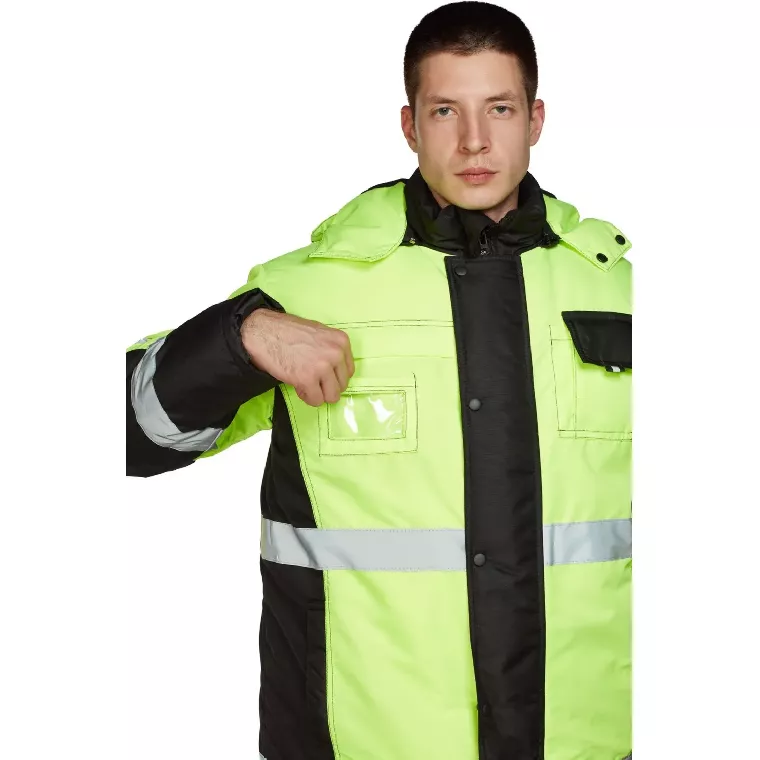Куртка зим муж з44 чер/лим 88-92/170-176