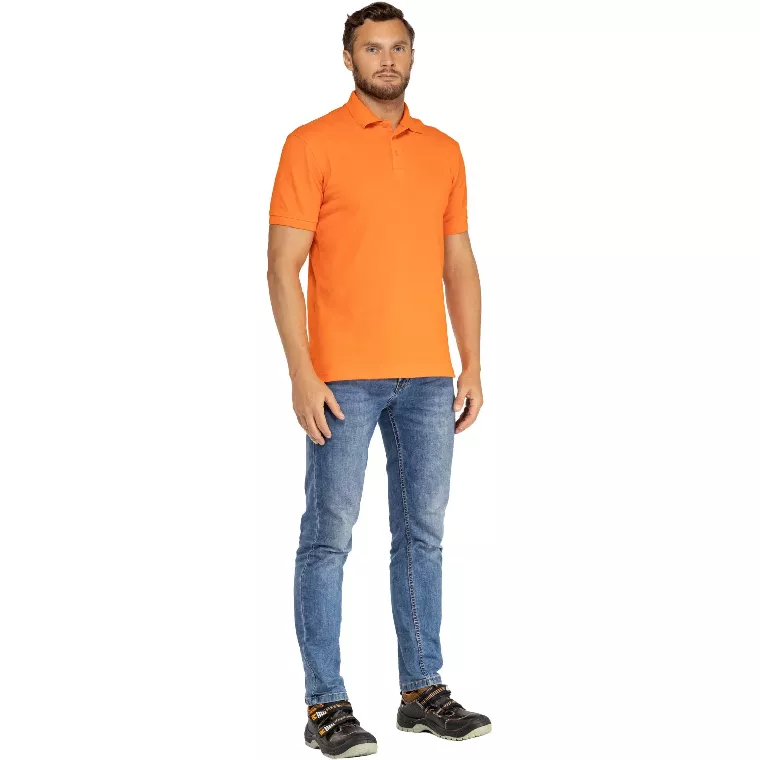 Рубашка Поло (190г.) кор.рукав оранж. (XL)