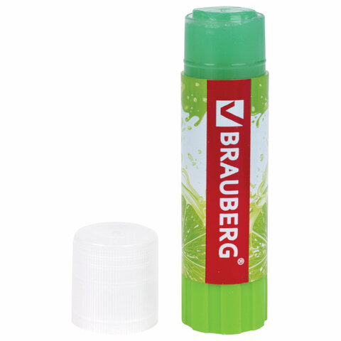 Клей-карандаш BRAUBERG "Fresh Zone", 15 г, 227971
