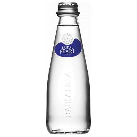 Вода негазированная минеральная BAIKAL PEARL 0,25 л, стеклянная бутылка, 4670010850399