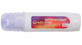 Корректирующая ручка QREDO, пластиковый наконечник, 12 мл