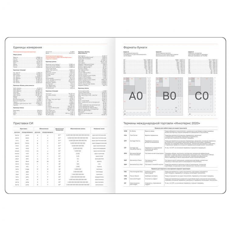 Ежедневник датированный 2027г., А4, 176л., твердый переплет, кожзам, BG "Символ года", серый, цветной срез, с резинкой, карман