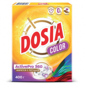 Стиральный порошок для всех типов стирки и тканей 400 г, DOSIA/LORCAN "Color", 3265602
