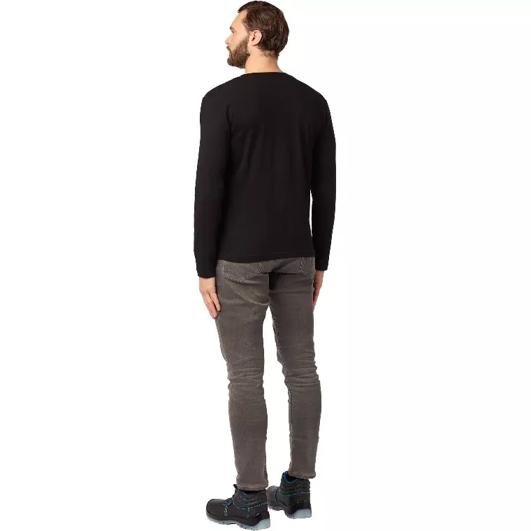 Футболка (160 г.) с длинным рукавом чрн.(XXXL)